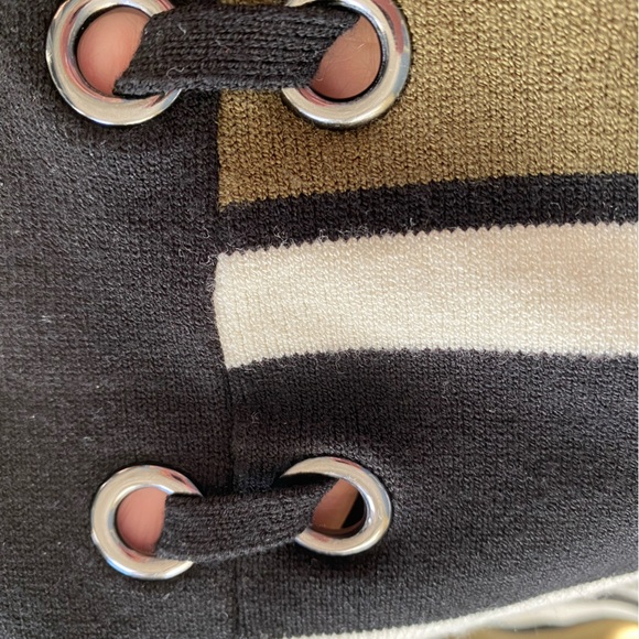 NWT Karen Millen Striped Bodycon Dress -Size XS - Picture 9 of 11